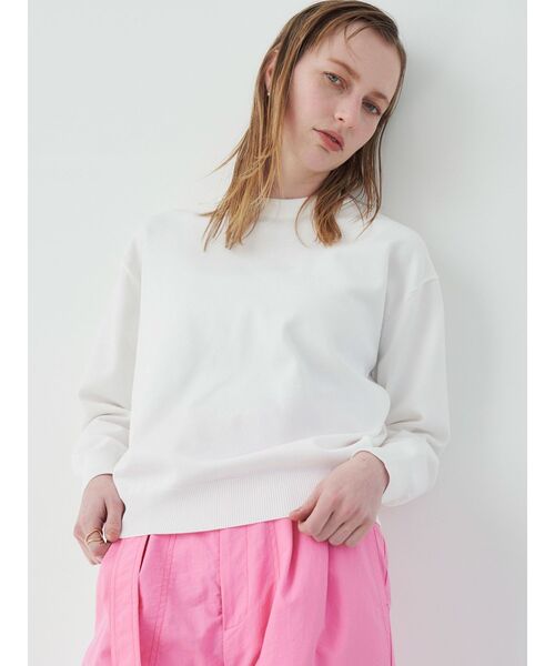 ELENDEEK（エレンディーク）の「ベーシッククルーネックカーディガン（カーディガン/ボレロ・レディース・ブラック/オフホワイト/ブルー・FREE）」の17枚目の写真