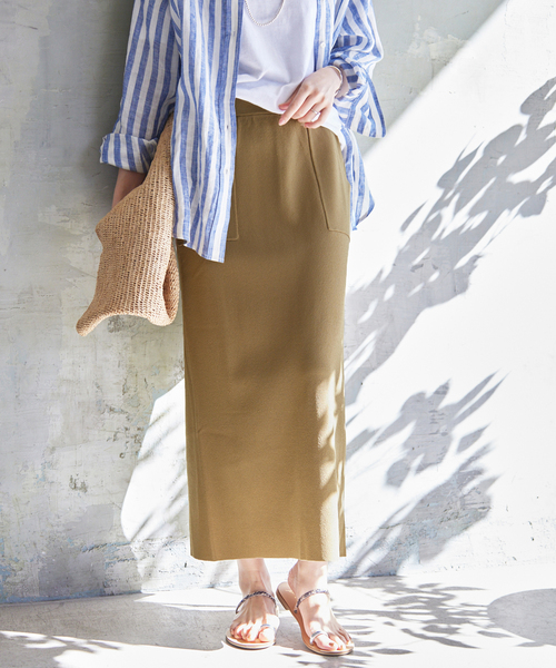 ウォッシャブルニットスカート（スカート）｜SLOBE IENA