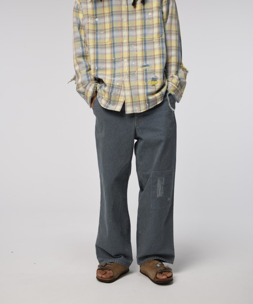 BOW WOW（バウワウ）の「SIDE LINE TROUSERS（デニムパンツ・メンズ・ブルー系その他・XL/M/L）」の6枚目の写真