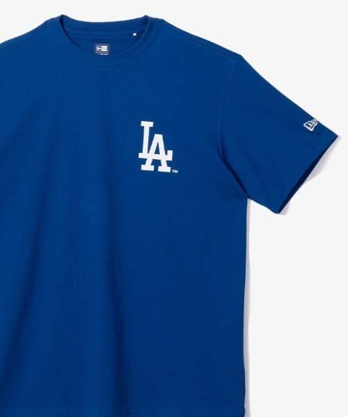 NEW ERA(ニューエラ)の「NEW ERA/ニューエラ MLB ワンポイントTシャツ/クールエラ 吸汗速乾/クルーネック半袖Tシャツ/セットアップ対応/MLB LOGO SET UP RS32 13570699/13570700/13570701/13570702(Tシャツ/カットソー・メンズ・ネイビー/オレンジ/ホワイト/グリーン・L/M/XXL/XL)」の3枚目の写真
