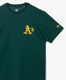 NEW ERA/ニューエラ MLB ワンポイントTシャツ/クールエラ 吸汗速乾/クルーネック半袖Tシャツ/セットアップ対応/MLB LOGO SET UP RS32 13570699/13570700/13570701/13570702