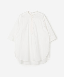 LE GLAZIK | LE GLAZIK | コットン バンドカラープルオーバーシャツ WOMEN(シャツ/ブラウス)