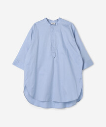 LE GLAZIK | LE GLAZIK | コットン バンドカラープルオーバーシャツ WOMEN(シャツ/ブラウス)