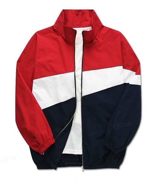 Dalfwin（ダールフィン）の「配色ななめライントラックジャケット（ブルゾン・レディース・ネイビー/カーキ/ブラック・MEDIUM/LARGE）」の18枚目の写真