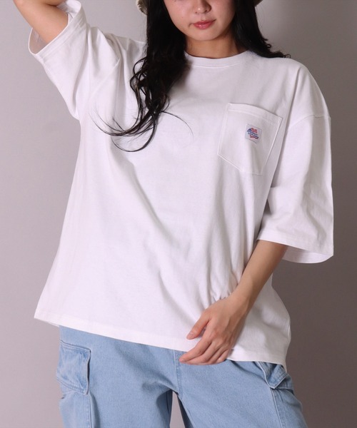 JEMORGAN(ジェーイーモーガン)の「(LK)【JEMORGAN】ミニワッペン ポケット付き Tシャツ(Tシャツ/カットソー・メンズ・オフホワイト/ダークグリーン/ブラック/コーラルピンク・MEDIUM/LARGE/X-LARGE)」の19枚目の写真