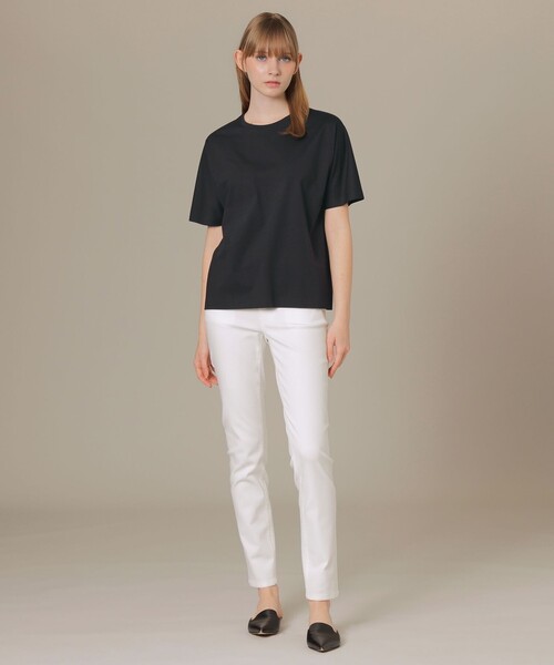 MACKINTOSH LONDON（マッキントッシュ ロンドン）の「【The Essential Collection】プレーティング天竺リラックスＴシャツ（Tシャツ/カットソー・レディース・オフホワイト/グリーン系その他3/ネイビー/ライトブルー/ベージュ・38）」の18枚目の写真