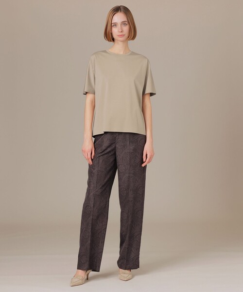 MACKINTOSH LONDON（マッキントッシュ ロンドン）の「【The Essential Collection】プレーティング天竺リラックスＴシャツ（Tシャツ/カットソー・レディース・オフホワイト/グリーン系その他3/ネイビー/ライトブルー/ベージュ・38）」の17枚目の写真