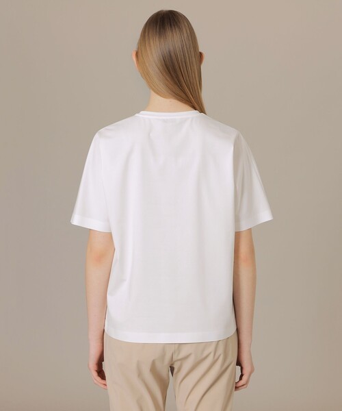 MACKINTOSH LONDON（マッキントッシュ ロンドン）の「【The Essential Collection】プレーティング天竺リラックスＴシャツ（Tシャツ/カットソー・レディース・オフホワイト/グリーン系その他3/ネイビー/ライトブルー/ベージュ・38）」の13枚目の写真