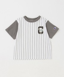 kladskap（クレードスコープ）の「【Champion】ストライプTシャツ（Tシャツ/カットソー・キッズ）」