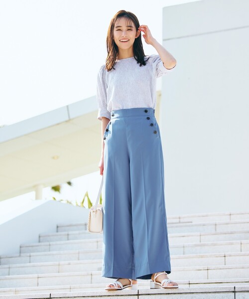 grove（グローブ）の「◆【サンダルにも!ミュールにも!嬉しい2WAY仕様!】クロスベルト2WAYサンダル（サンダル・レディース・アイボリー/ゴールド/ブラック・35/45）」の18枚目の写真