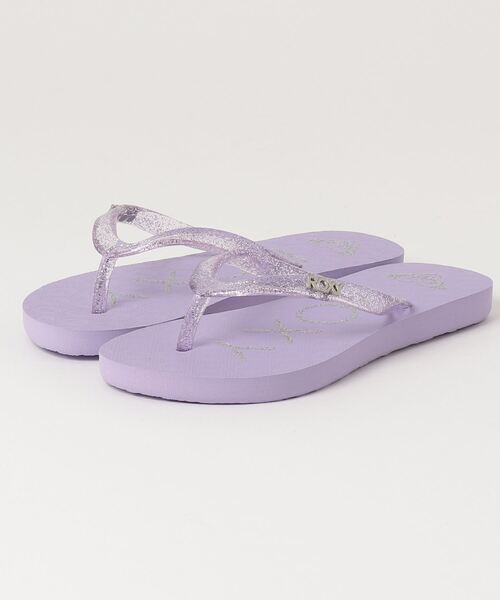 ROXY(ロキシー)の「ROXY/ロキシー キッズ サンダル RG VIVA SPARKLE TSD231236(サンダル・キッズ・ブルー系その他/パープル系その他/ピンク系その他・20.0cm/22.0cm/18.0cm)」の1枚目の写真