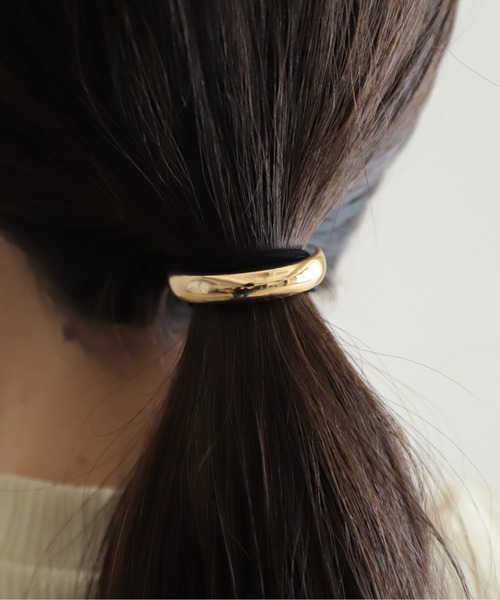 rapiecage(ラピエサージュ)の「メタルラインヘアゴム(その他ヘアアクセサリー・レディース・ゴールド・FREE)」の5枚目の写真
