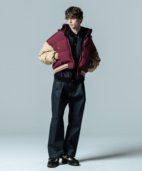 glamb（グラム）の「Overlap Waist Denim / オーバーラップウエストデニム（デニムパンツ・メンズ・インディゴブルー/ブラック・M/L/S）」の8枚目の写真