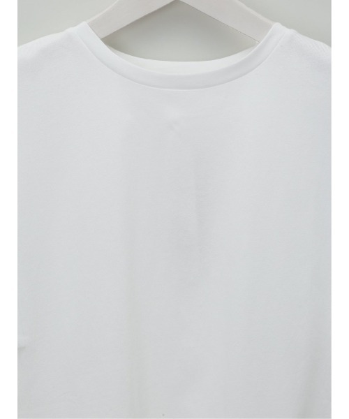 m.f.editorial（エムエフエディトリアル）の「m.f.エディトリアル レディース コットン フレンチスリーブ Tシャツ（Tシャツ/カットソー・レディース・グレー系その他2/ホワイト/グリーン系その他・LARGE/MEDIUM）」の11枚目の写真