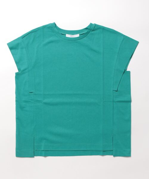 m.f.editorial（エムエフエディトリアル）の「m.f.エディトリアル レディース コットン フレンチスリーブ Tシャツ（Tシャツ/カットソー・レディース・グレー系その他2/ホワイト/グリーン系その他・LARGE/MEDIUM）」の19枚目の写真