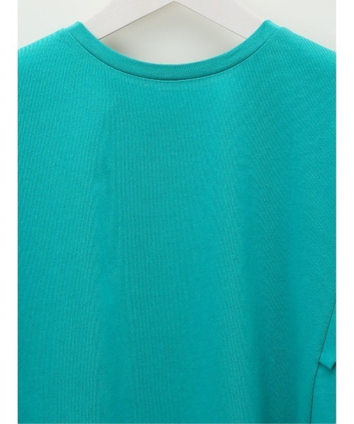 m.f.editorial（エムエフエディトリアル）の「m.f.エディトリアル レディース コットン フレンチスリーブ Tシャツ（Tシャツ/カットソー・レディース・グレー系その他2/ホワイト/グリーン系その他・LARGE/MEDIUM）」の6枚目の写真