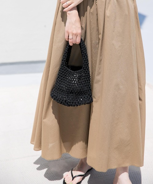 URBAN RESEARCH DOORS（アーバンリサーチドアーズ）の「メッシュミニバッグ（ハンドバッグ・レディース・ブラック/ブルー/アイボリー・-）」の7枚目の写真