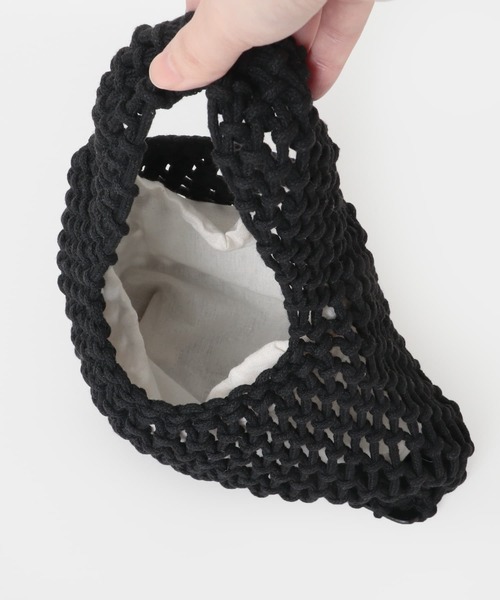 URBAN RESEARCH DOORS（アーバンリサーチドアーズ）の「メッシュミニバッグ（ハンドバッグ・レディース・ブラック/ブルー/アイボリー・-）」の20枚目の写真