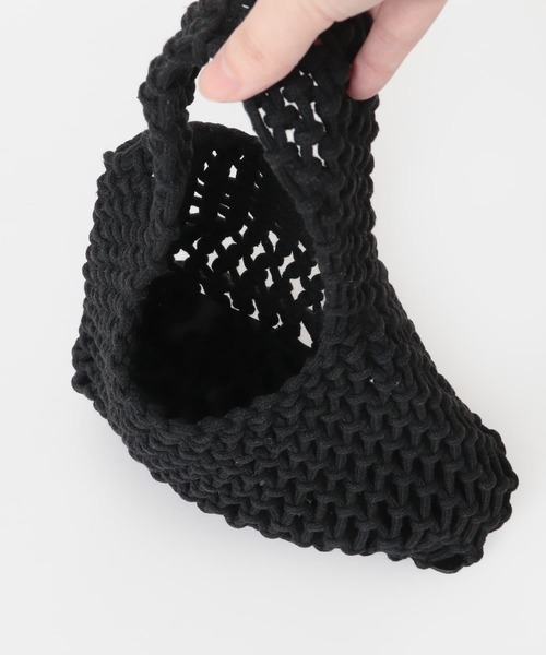 URBAN RESEARCH DOORS（アーバンリサーチドアーズ）の「メッシュミニバッグ（ハンドバッグ・レディース・ブラック/ブルー/アイボリー・-）」の21枚目の写真