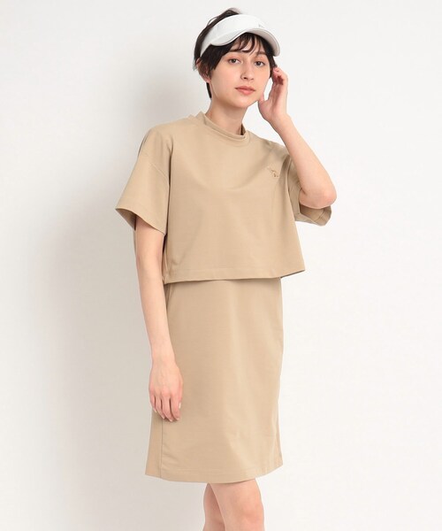 adabat（アダバット）の「◆トップス＋ワンピース セットアイテム（ワンピース・レディース・ナチュラル/ダークネイビー/グリーン・36/38/40）」の8枚目の写真