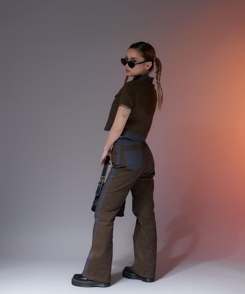 セール】color scheme zip tops 【SETUP着用可能】（Tシャツ