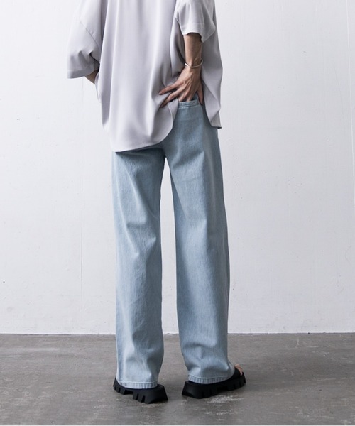 EDDEN ELLEN（エデンエレン）の「【EDDEN ELLEN】タックワイドビンテージウォッシュデニム（デニムパンツ・メンズ・ブラック/ライトブルー/ブルー・SMALL/MEDIUM/LARGE）」の12枚目の写真