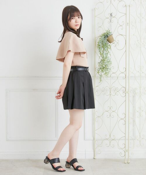 ems excite（エムズエキサイト）の「ケープNTSET（ニット/セーター・レディース・オフホワイト/ブルー/ピンク・FREE）」の17枚目の写真