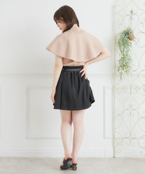 ems excite（エムズエキサイト）の「ケープNTSET（ニット/セーター・レディース・オフホワイト/ブルー/ピンク・FREE）」の8枚目の写真