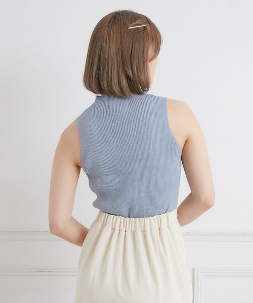 ems excite（エムズエキサイト）の「ケープNTSET（ニット/セーター・レディース・オフホワイト/ブルー/ピンク・FREE）」の14枚目の写真