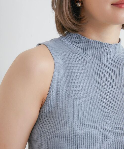 ems excite（エムズエキサイト）の「ケープNTSET（ニット/セーター・レディース・オフホワイト/ブルー/ピンク・FREE）」の6枚目の写真