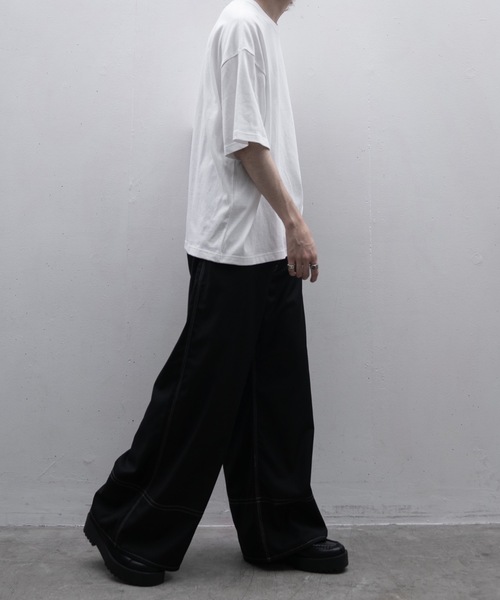 CASPER JOHN(キャスパージョン)の「Standard big T-shirts/スタンダードビッグTシャツ(Tシャツ/カットソー・メンズ・グリーン/レッド/ホワイト/グレイッシュベージュ/ブラック/チャコールグレー・X-SMALL/SMALL/MEDIUM/LARGE/X-LARGE)」の11枚目の写真