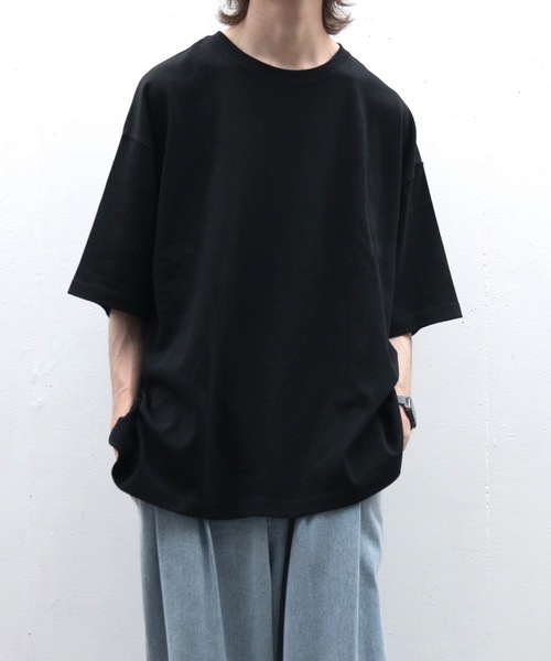 CASPER JOHN(キャスパージョン)の「Standard big T-shirts/スタンダードビッグTシャツ(Tシャツ/カットソー・メンズ・グリーン/レッド/ホワイト/グレイッシュベージュ/ブラック/チャコールグレー・X-SMALL/SMALL/MEDIUM/LARGE/X-LARGE)」の13枚目の写真