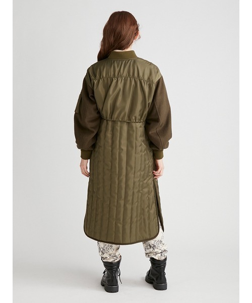 FURFUR（ファーファー）の「３WAY　MA-1風コート（MA-1・レディース・カーキ/ベージュ/ブラック・FREE）」の11枚目の写真