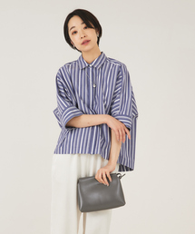 qualite | ハーフスリーブフォルムシャツ(シャツ/ブラウス)