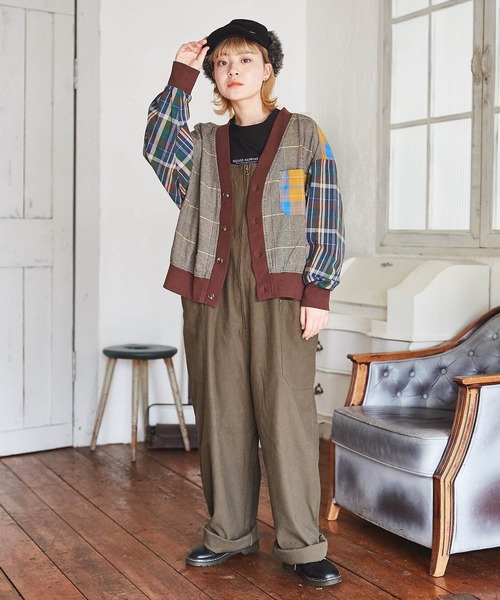 CUBE SUGAR（キューブシュガー）の「OE天竺カットソーモックネックロゴ刺繍プルオーバー（Tシャツ/カットソー・レディース・ベージュ/ホワイト/ブラック・M）」の13枚目の写真