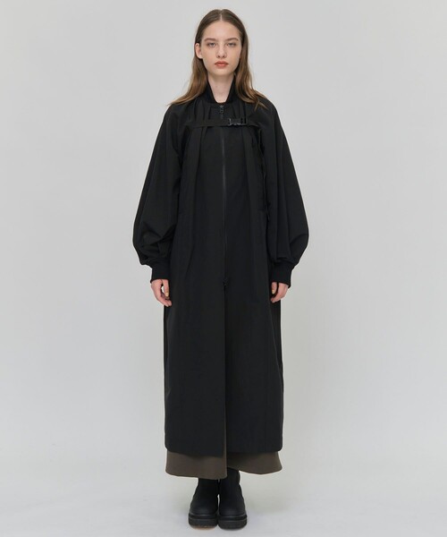 CITY TOKYO（シティトウキョウ）の「オーバーロングMA-1ブルゾンコート（ブルゾン・レディース・ブラック/ベージュ・1/2）」の14枚目の写真