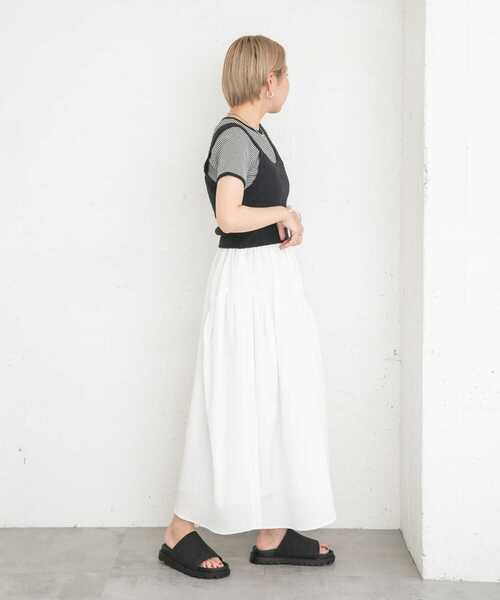 KBF(ケイビーエフ)の「ミニブークレニットビスチェ(ニット/セーター・レディース・ブルー/ブラック/ライトベージュ・ONE)」の8枚目の写真