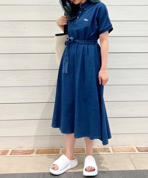ラコステ LACOSTE LACOSTE SPORT ハーフジップワンピース