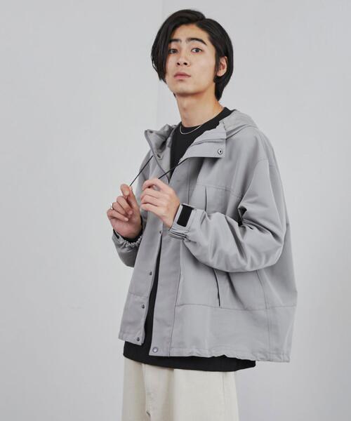 coen（コーエン）の「グログランショートマウンテンパーカー（マウンテンパーカー・メンズ・グレー/ブラック・S/M/L/XL）」の21枚目の写真