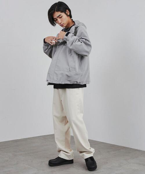 coen（コーエン）の「グログランショートマウンテンパーカー（マウンテンパーカー・メンズ・グレー/ブラック・S/M/L/XL）」の4枚目の写真