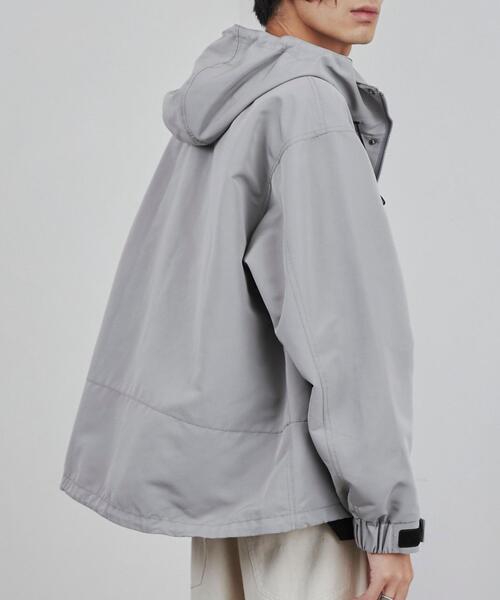 coen（コーエン）の「グログランショートマウンテンパーカー（マウンテンパーカー・メンズ・グレー/ブラック・S/M/L/XL）」の13枚目の写真