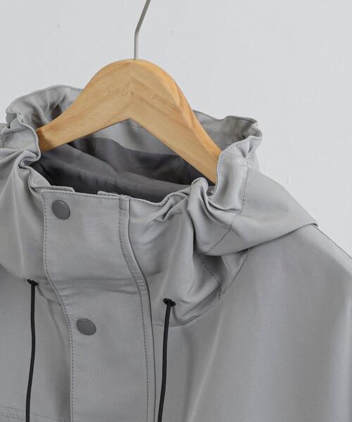 coen（コーエン）の「グログランショートマウンテンパーカー（マウンテンパーカー・メンズ・グレー/ブラック・S/M/L/XL）」の6枚目の写真