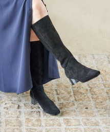 Riz raffinee（リズラフィーネ）の「スクエアトゥロングブーツ（ブーツ）」