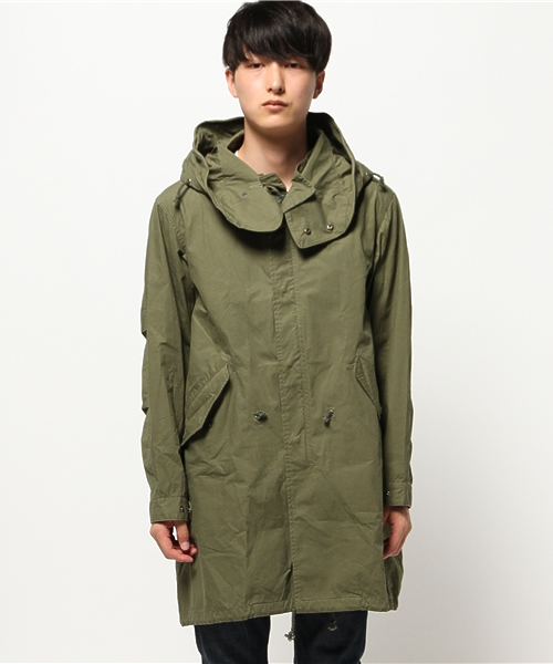 OUTLET（アウトレット）の「【Discoat Parisien】モッズコート（モッズコート・メンズ・カーキ/ネイビー・MEDIUM/LARGE）」の3枚目の写真