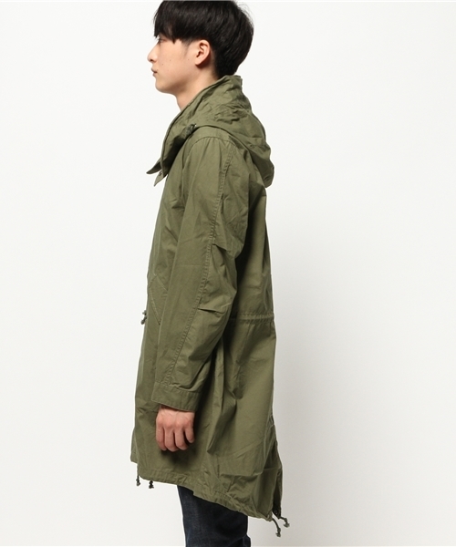 OUTLET（アウトレット）の「【Discoat Parisien】モッズコート（モッズコート・メンズ・カーキ/ネイビー・MEDIUM/LARGE）」の4枚目の写真