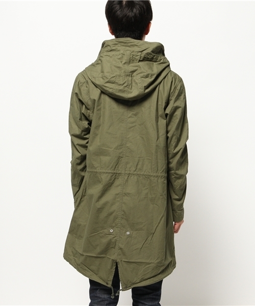 OUTLET（アウトレット）の「【Discoat Parisien】モッズコート（モッズコート・メンズ・カーキ/ネイビー・MEDIUM/LARGE）」の5枚目の写真