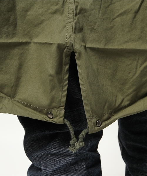 OUTLET（アウトレット）の「【Discoat Parisien】モッズコート（モッズコート・メンズ・カーキ/ネイビー・MEDIUM/LARGE）」の12枚目の写真