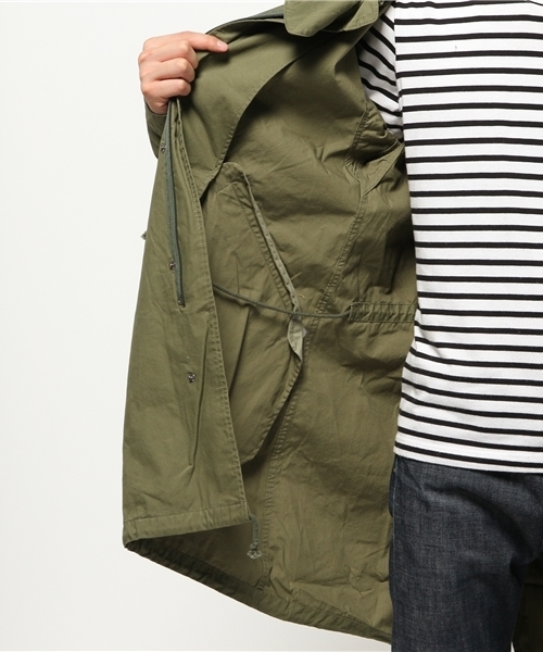 OUTLET（アウトレット）の「【Discoat Parisien】モッズコート（モッズコート・メンズ・カーキ/ネイビー・MEDIUM/LARGE）」の14枚目の写真