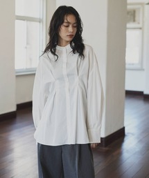 ウエストタックバンドカラーシャツ