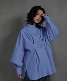 hellam（へラム）の「ウエストタックバンドカラーシャツ（シャツ ...